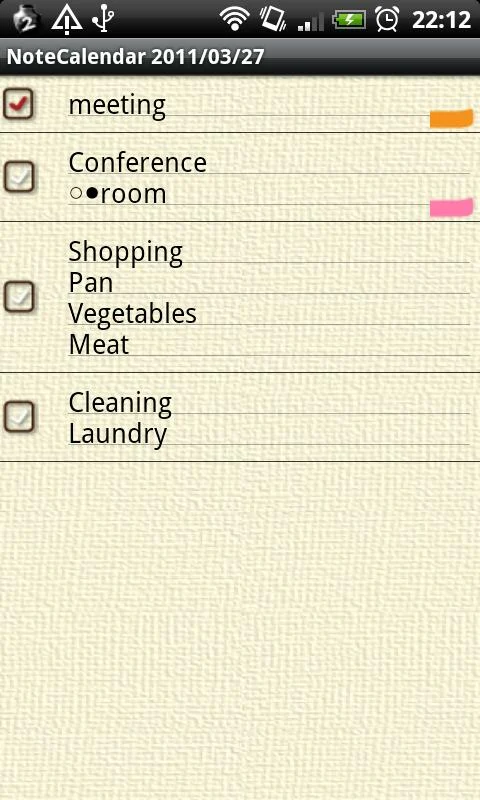 NoteCalendar Screenshot3