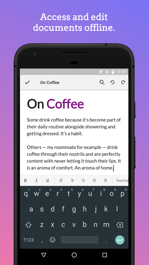 Zoho Writer - Document Editor Screenshot4