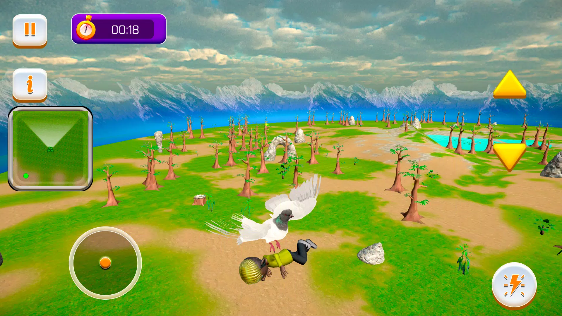 Flying Bird pigeon Games Screenshot3