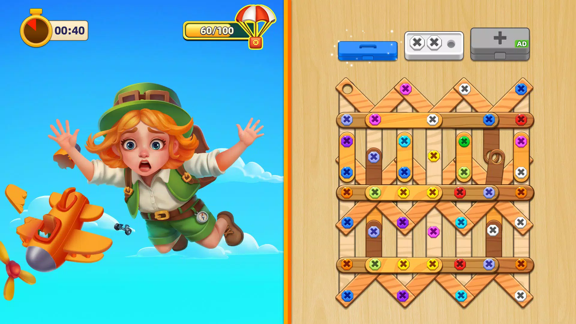 Wood Screw Puzzle - Bolts Sort Screenshot7