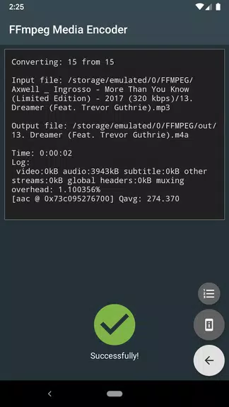 FFmpeg Media Encoder Screenshot4