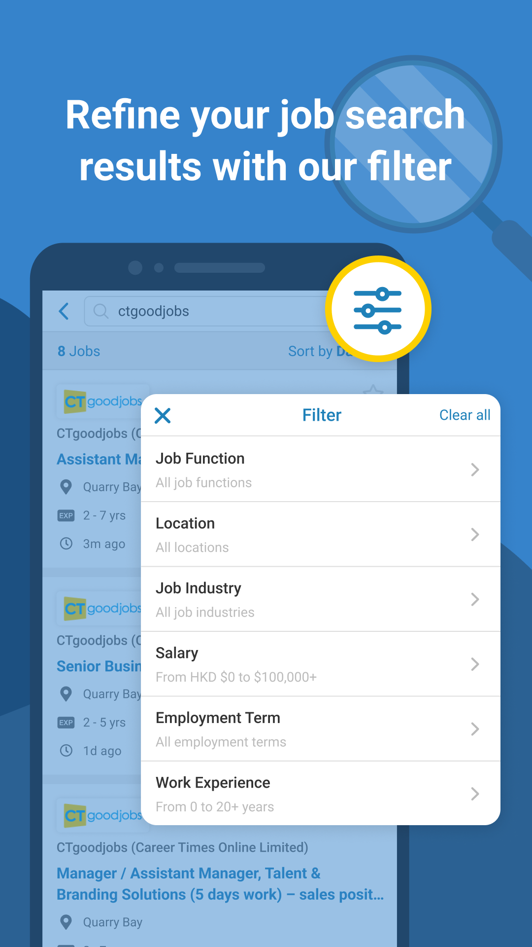 CTgoodjobs - Job Search Screenshot3