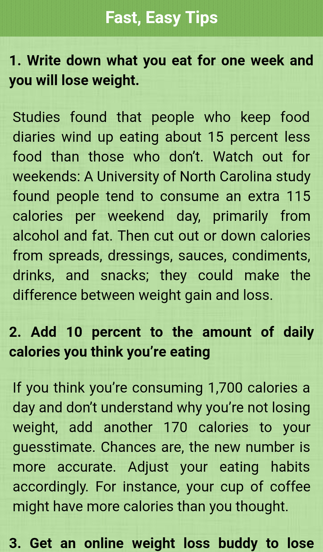 Weight Loss Juice Screenshot5