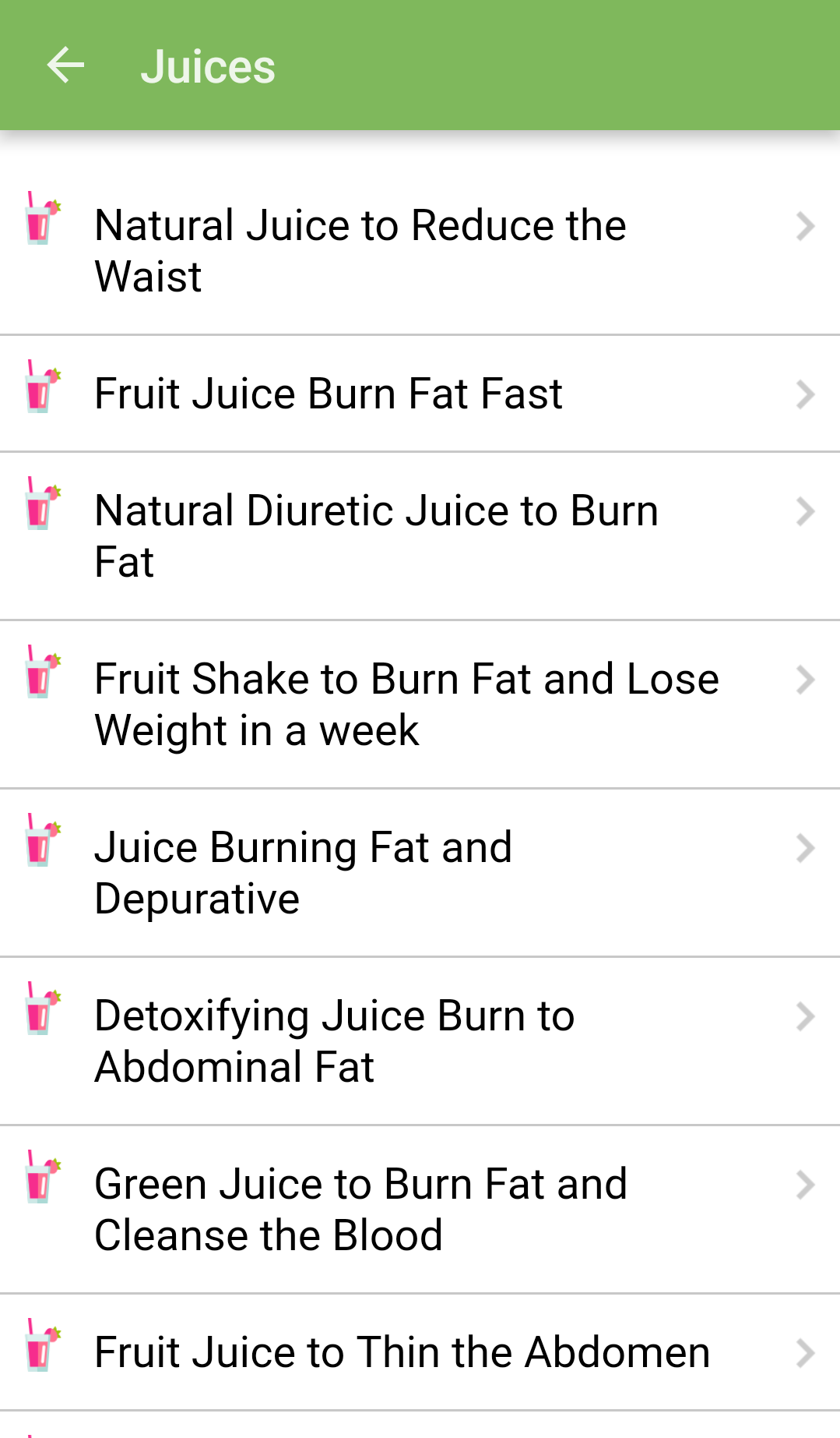 Weight Loss Juice Screenshot2