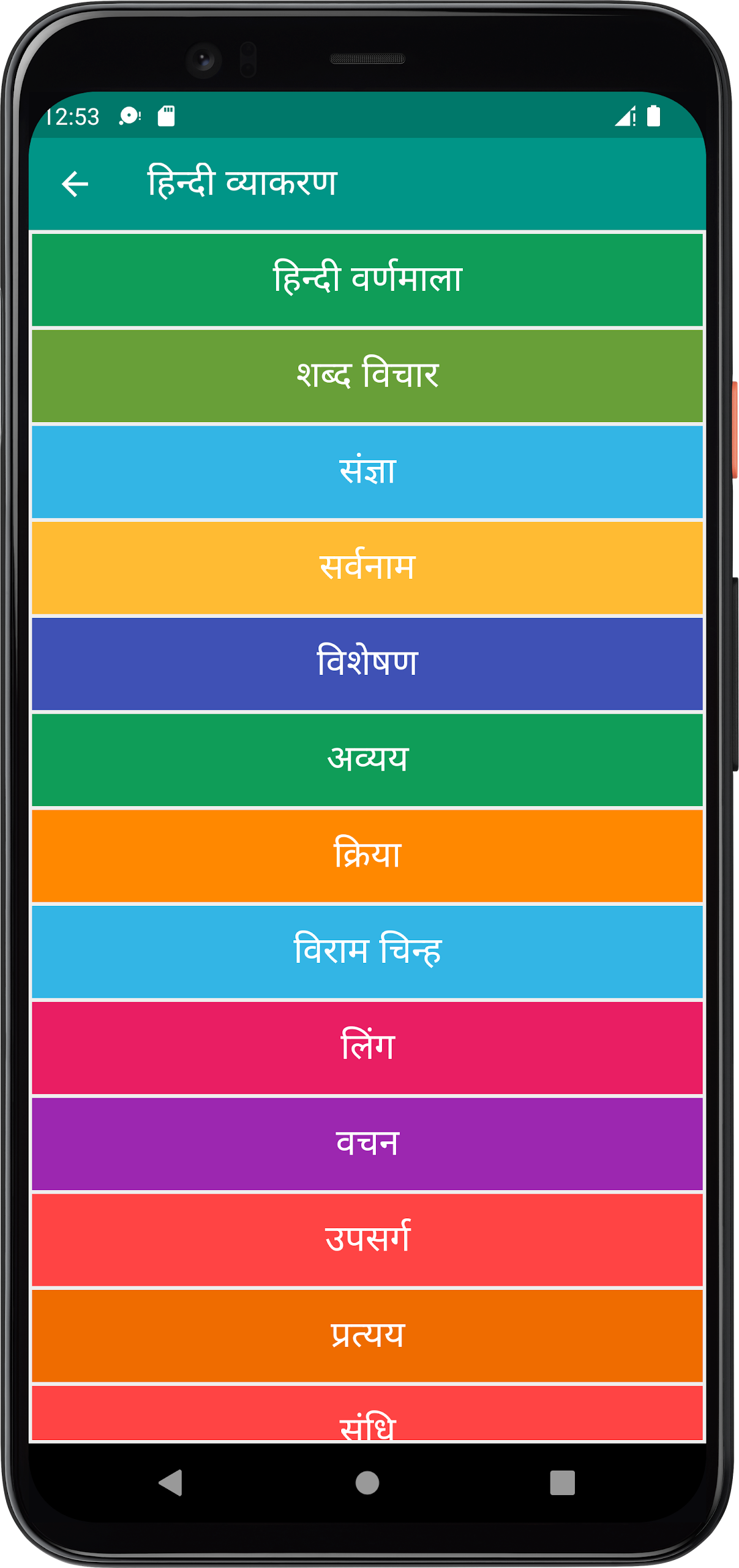 हिन्दी व्याकरण (Hindi Grammar) Screenshot2