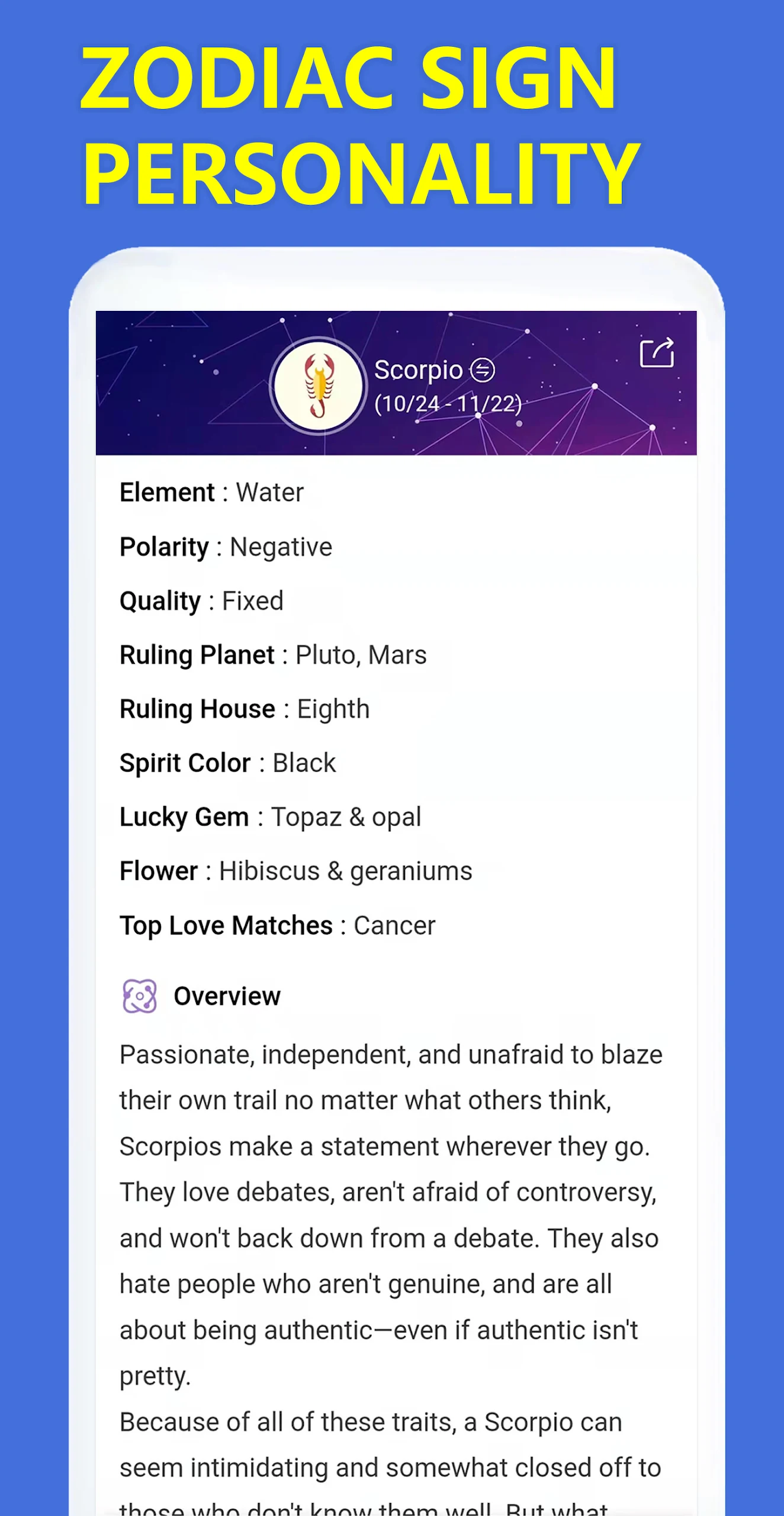 Magic Horoscope & Zodiac Signs Screenshot4