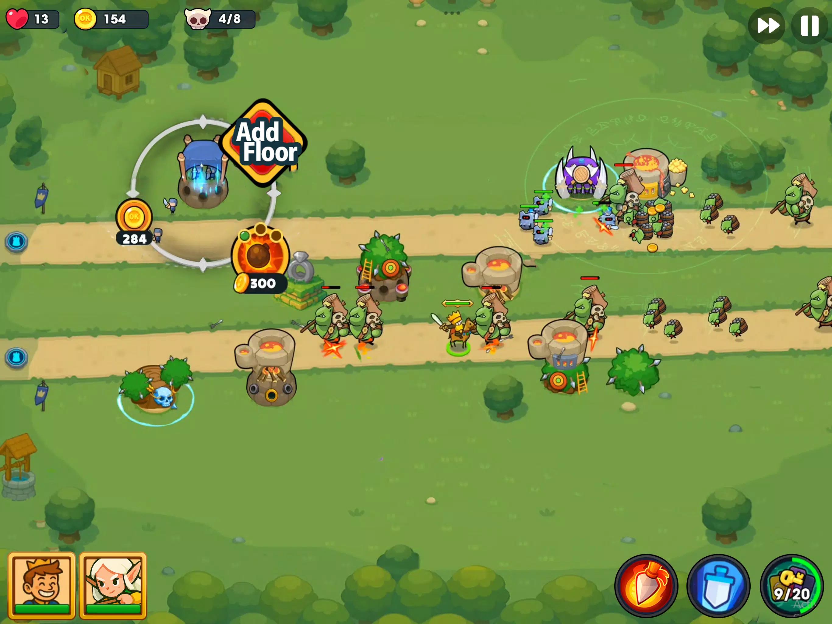 Double Defense TD: Twinhold Screenshot2