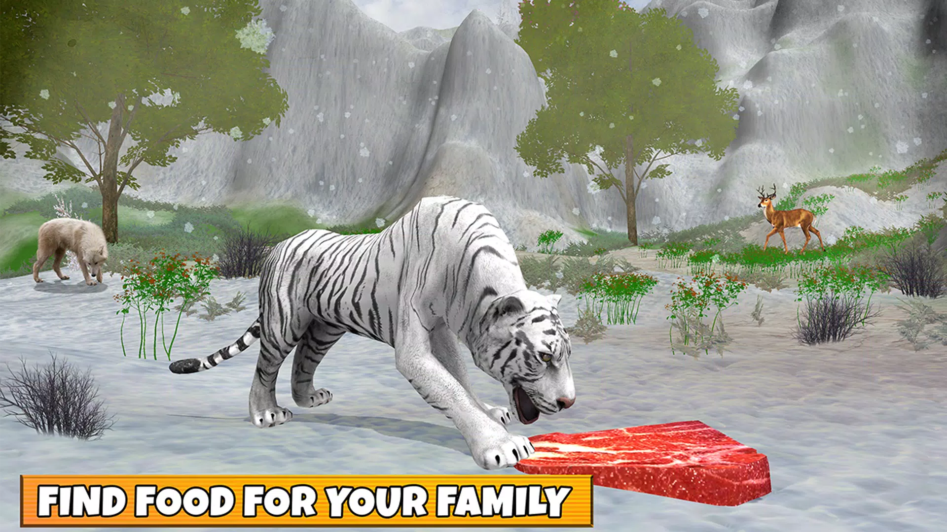 Snow Tiger Game Family Survive Screenshot5