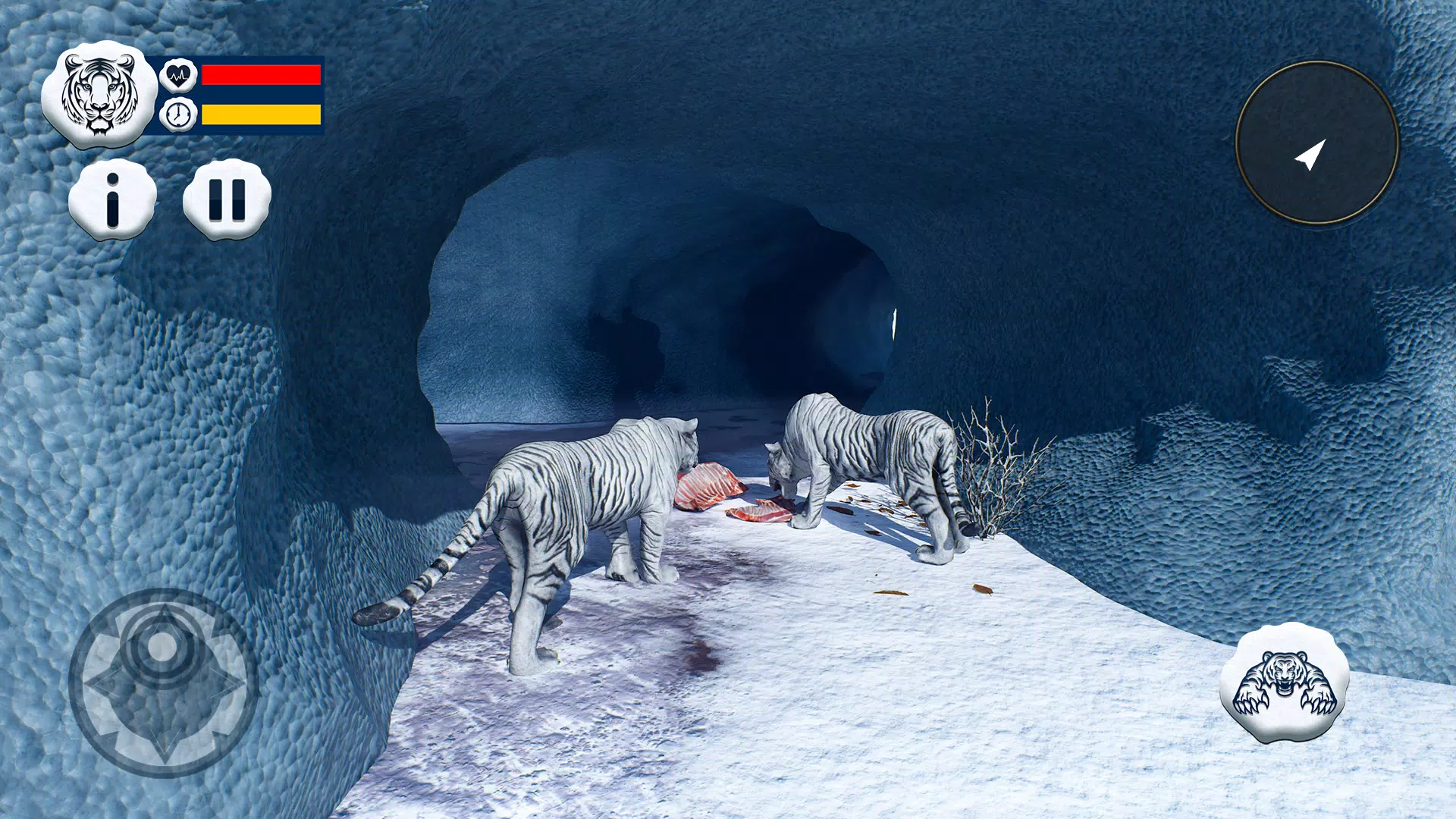 Snow Tiger Game Family Survive Screenshot1