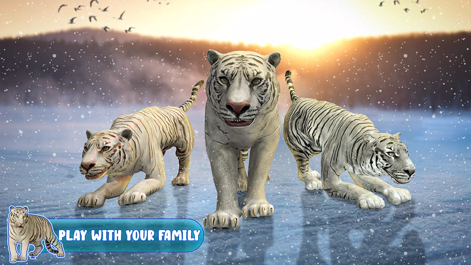 Snow Tiger Game Family Survive Screenshot4