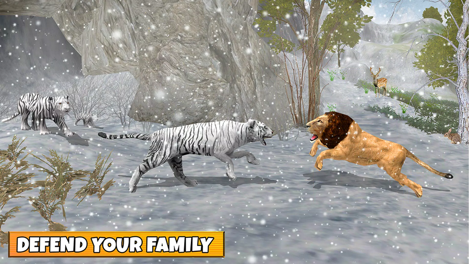 Snow Tiger Game Family Survive Screenshot7