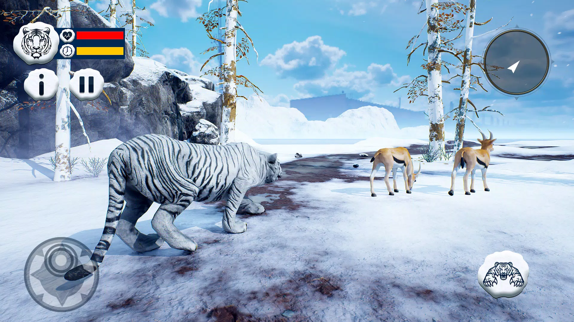 Snow Tiger Game Family Survive Screenshot3