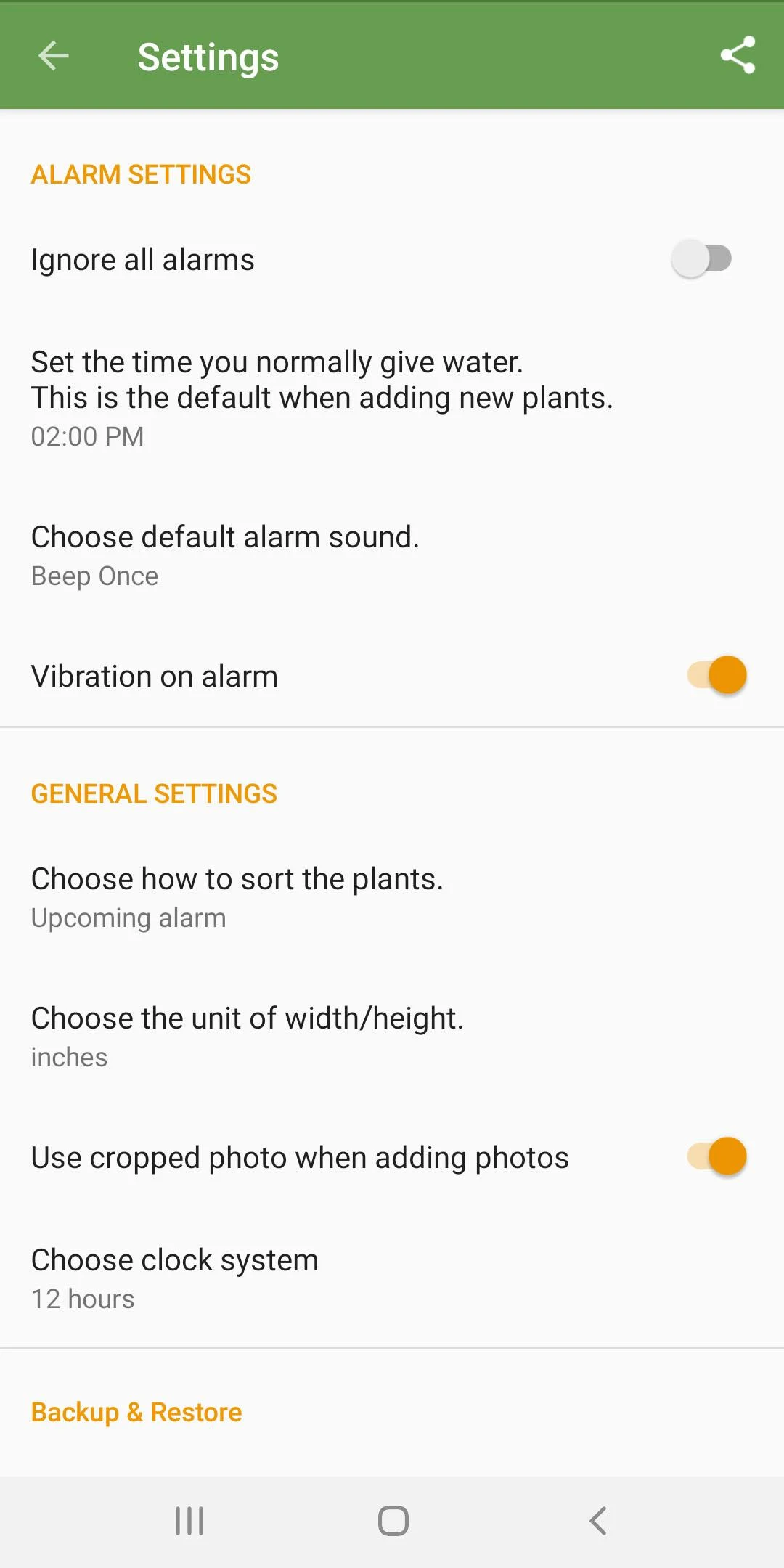 Garden Manager : Plant Alarm Screenshot8