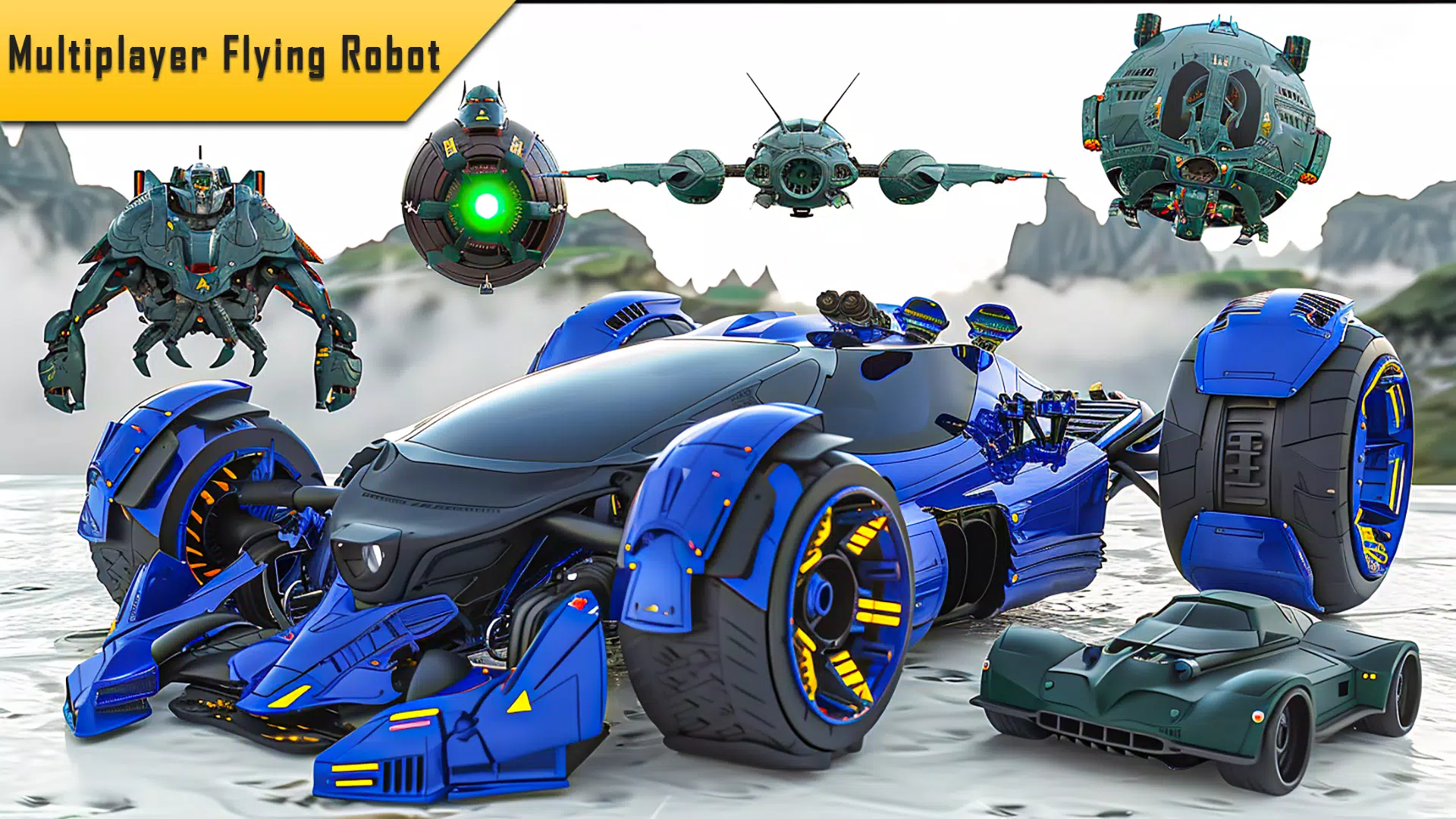 Real Flying Car Robot Shooting Screenshot4