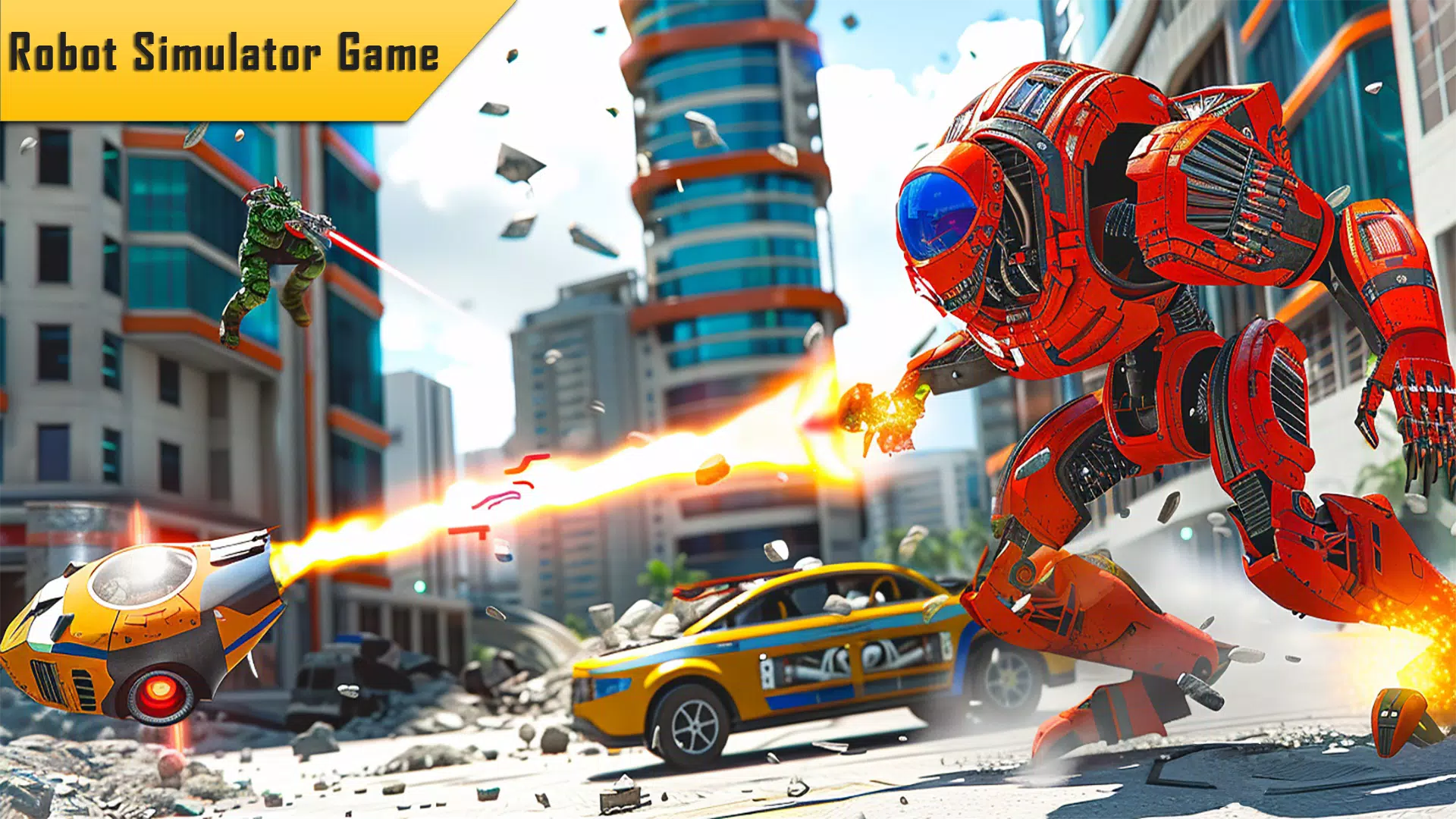 Real Flying Car Robot Shooting Screenshot2