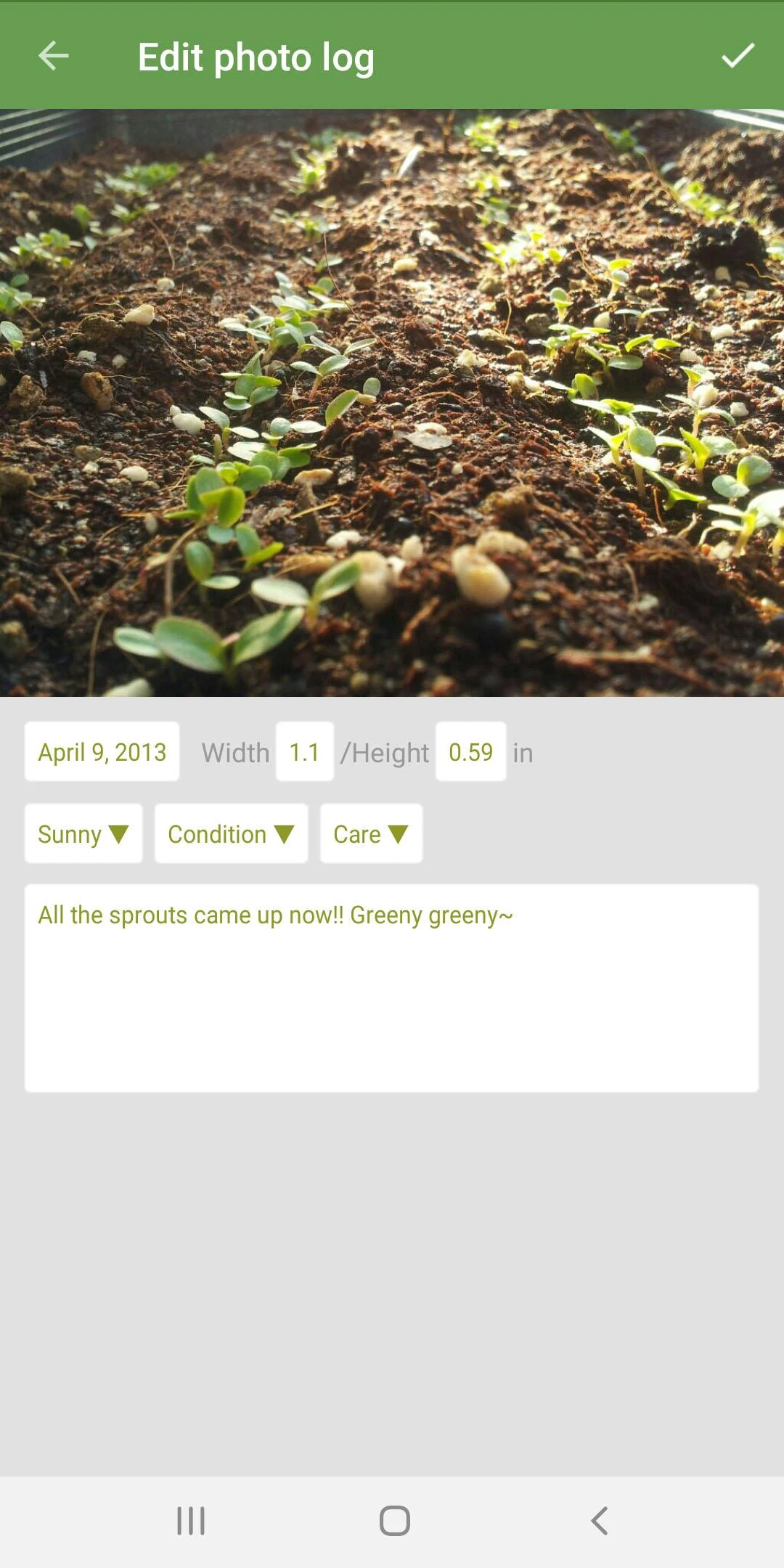 Garden Manager : Plant Alarm Screenshot5
