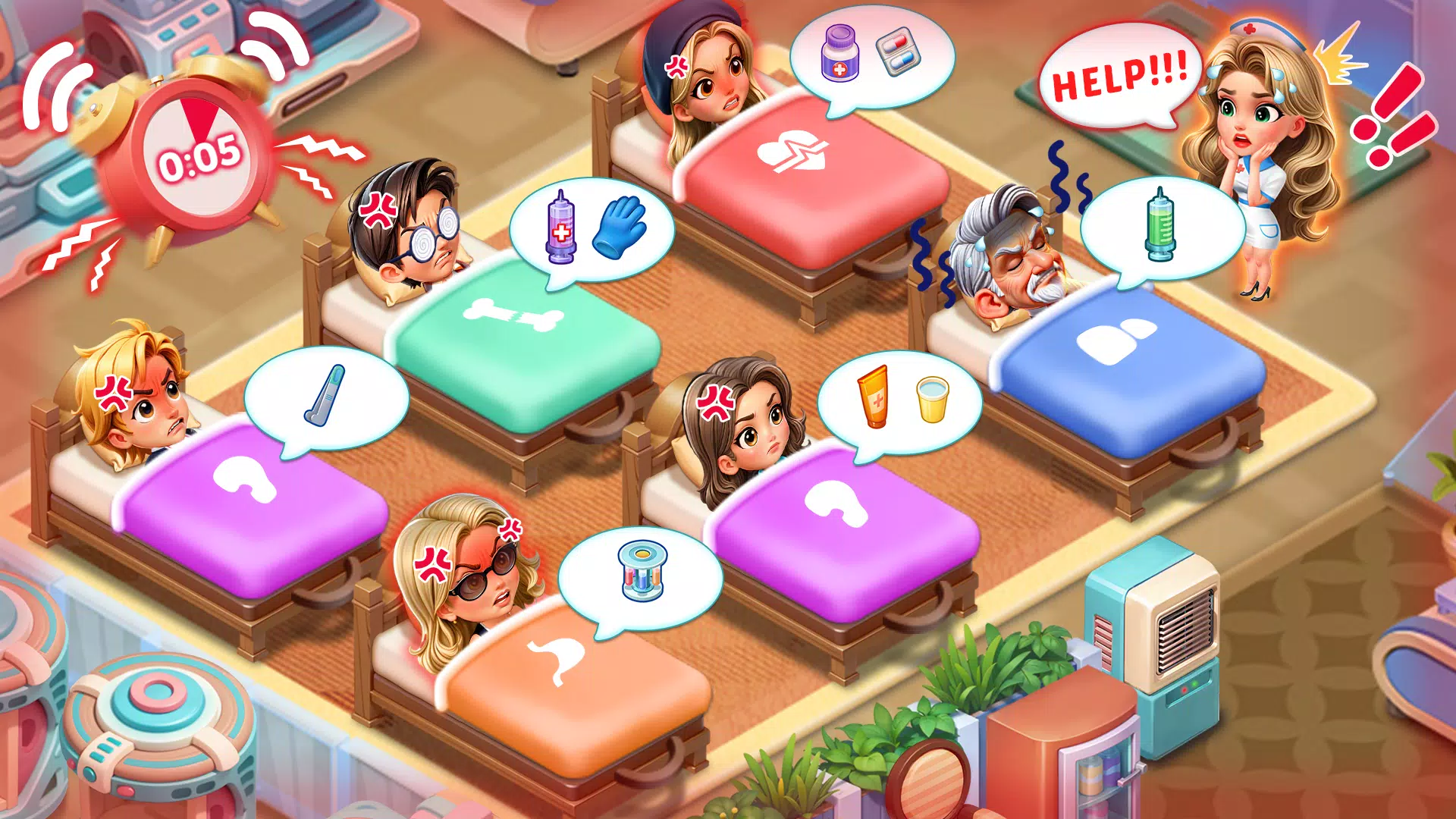 Nurse Rush:Hospital Game Screenshot1