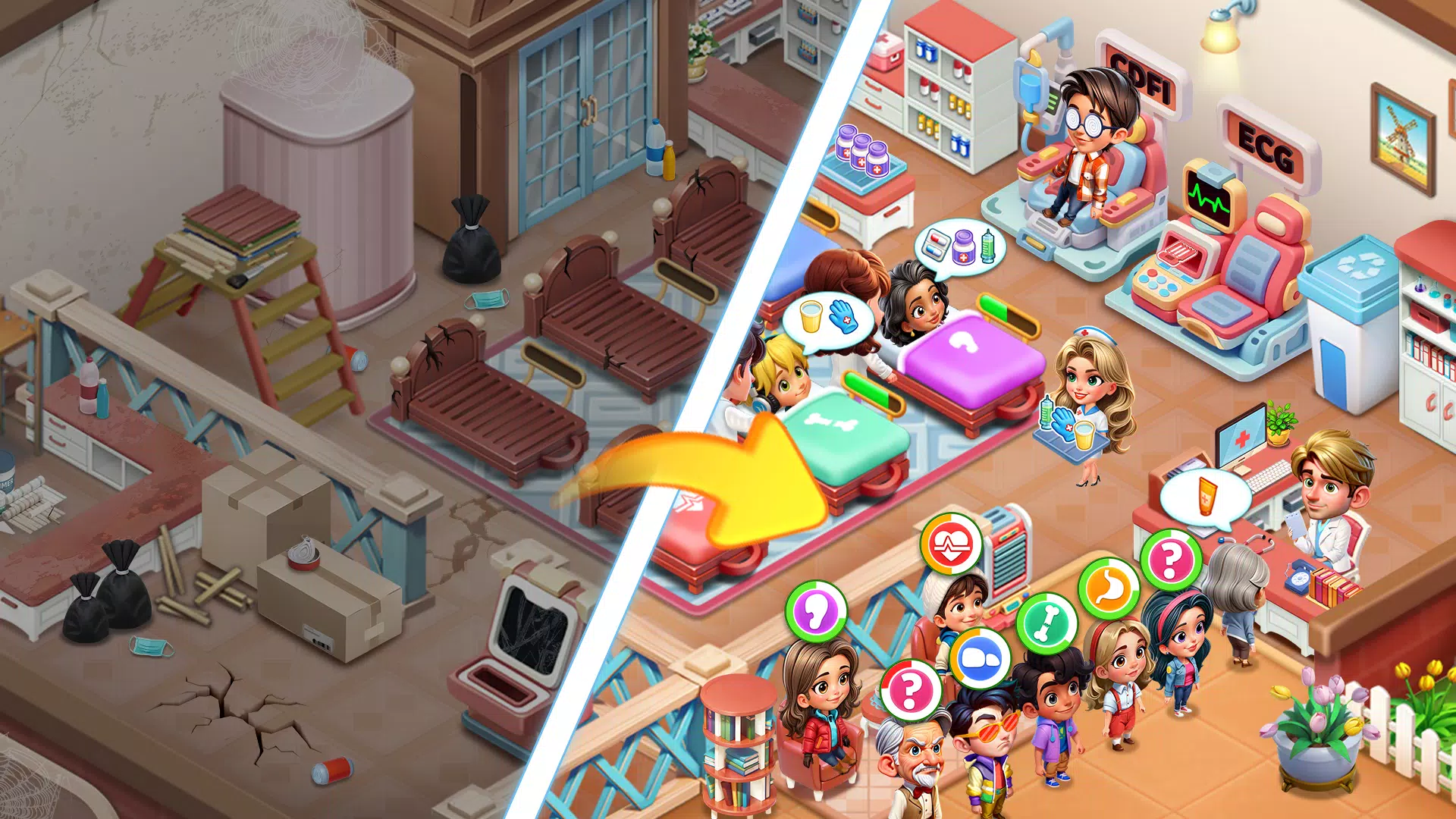 Nurse Rush:Hospital Game Screenshot4