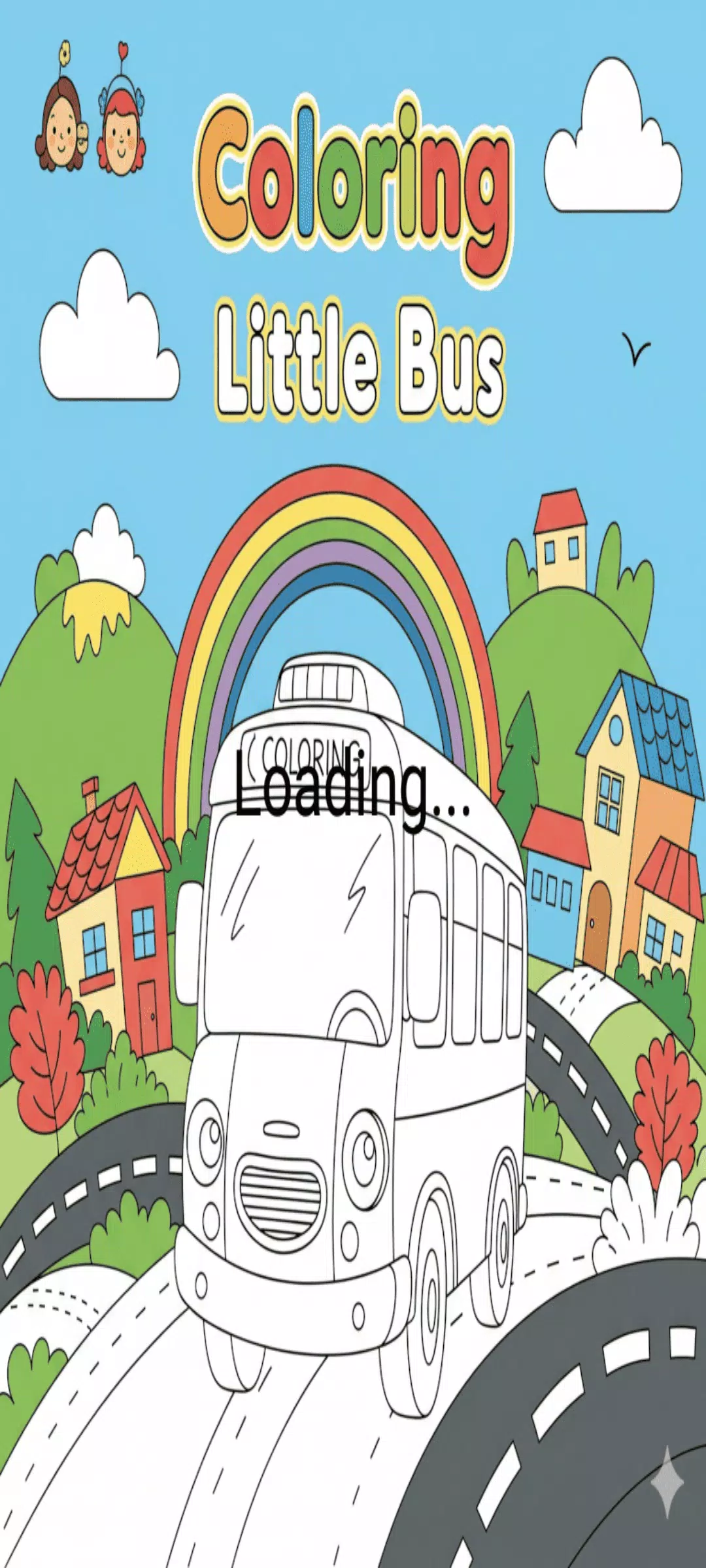 Little Bus Coloring Screenshot1