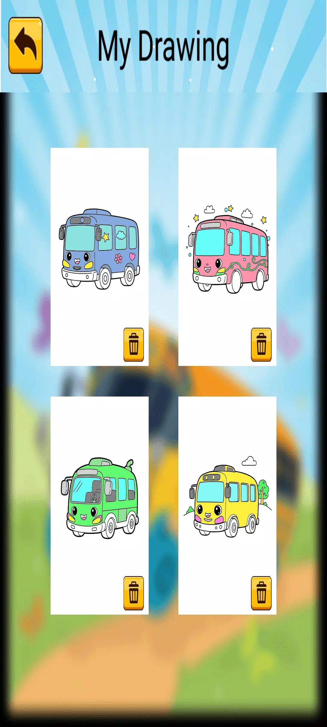 Little Bus Coloring Screenshot8