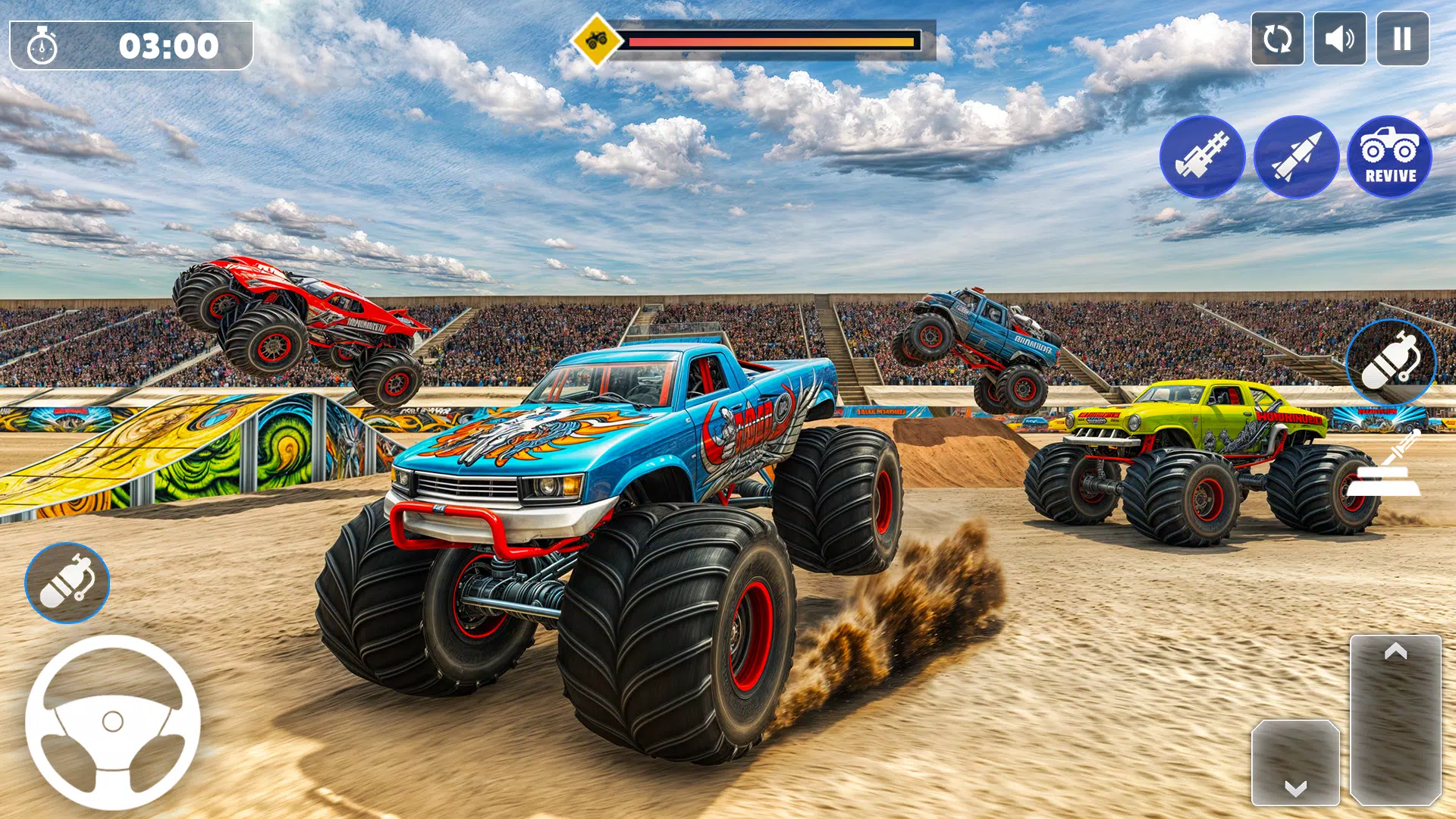 Extreme Monster Truck 4x4 Game Screenshot1
