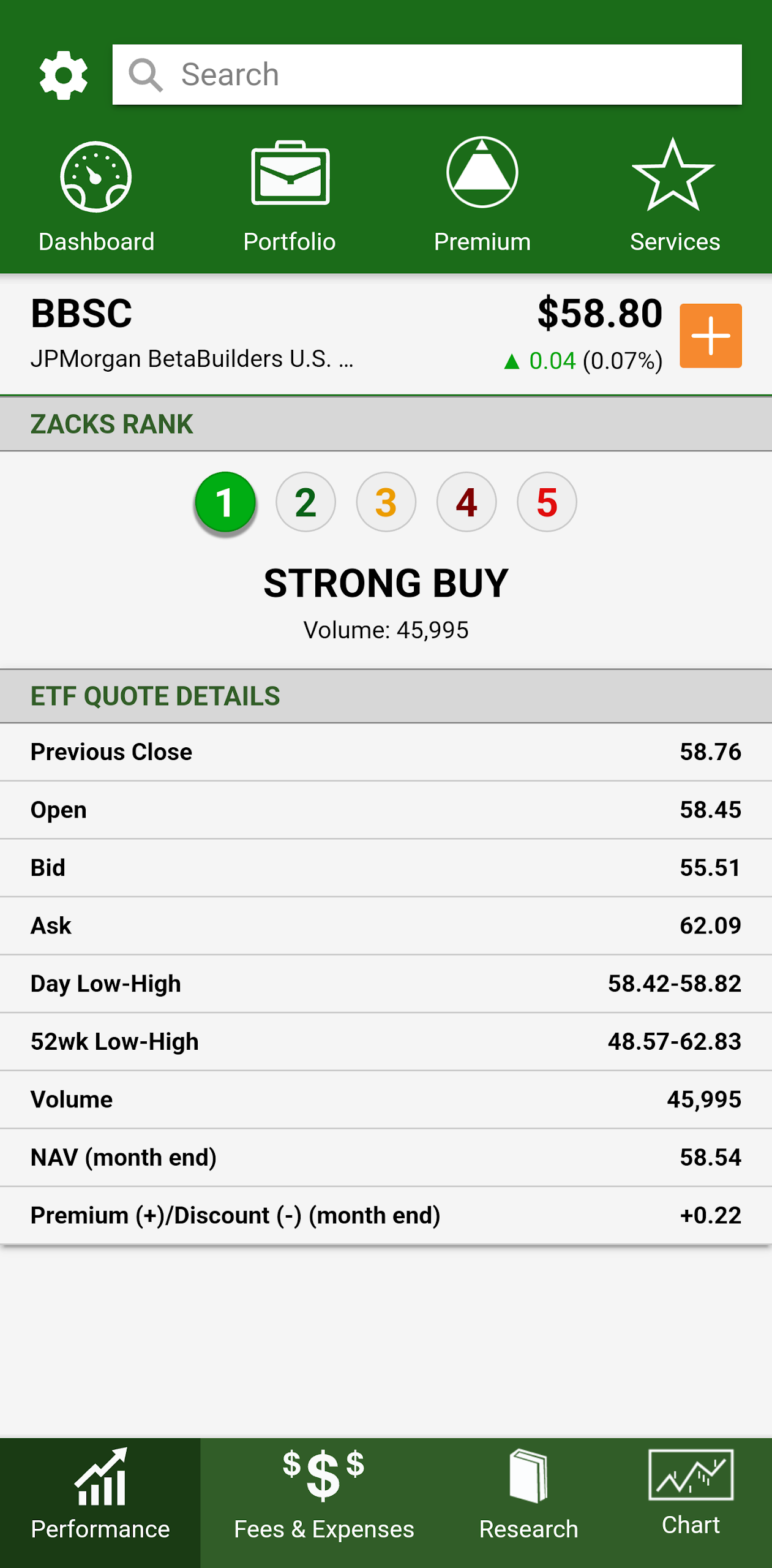 Zacks Stock Research Screenshot8