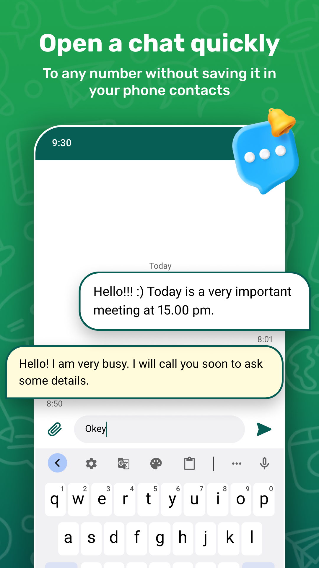Direct Chat & Messaging Screenshot10