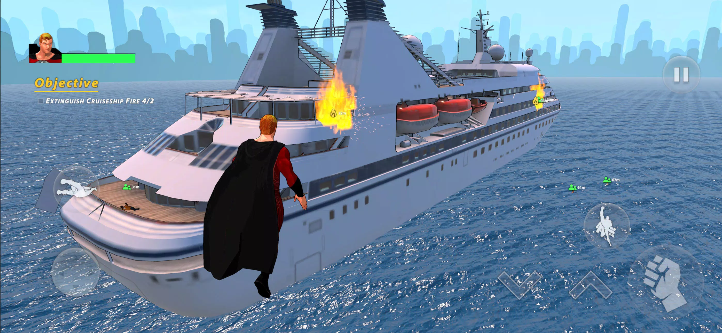 Flying Fuser Rope Fighter Hero Screenshot5