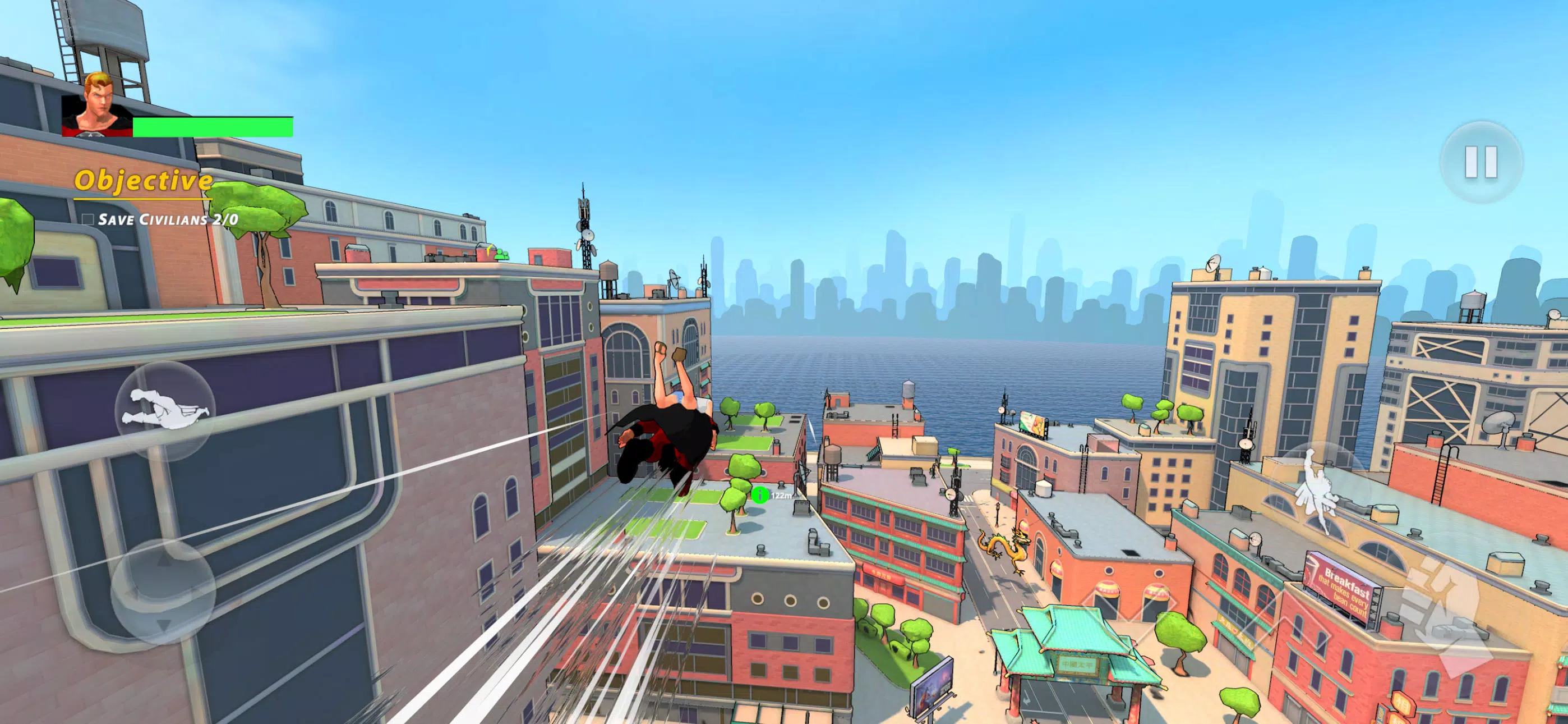 Flying Fuser Rope Fighter Hero Screenshot4