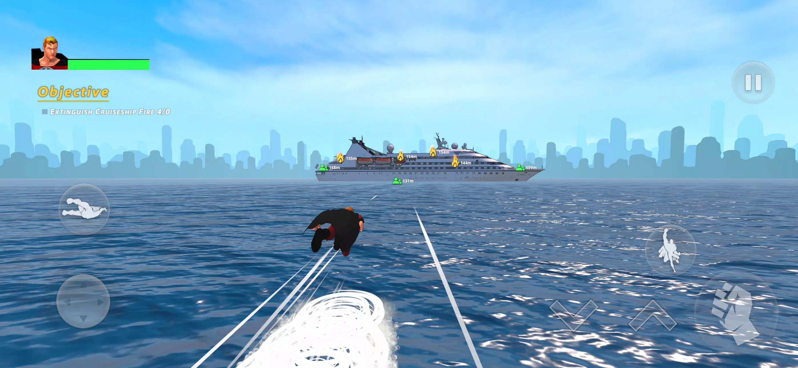 Flying Fuser Rope Fighter Hero Screenshot3