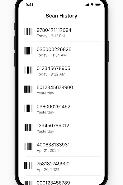 SPTP Barcode Scanner Screenshot3