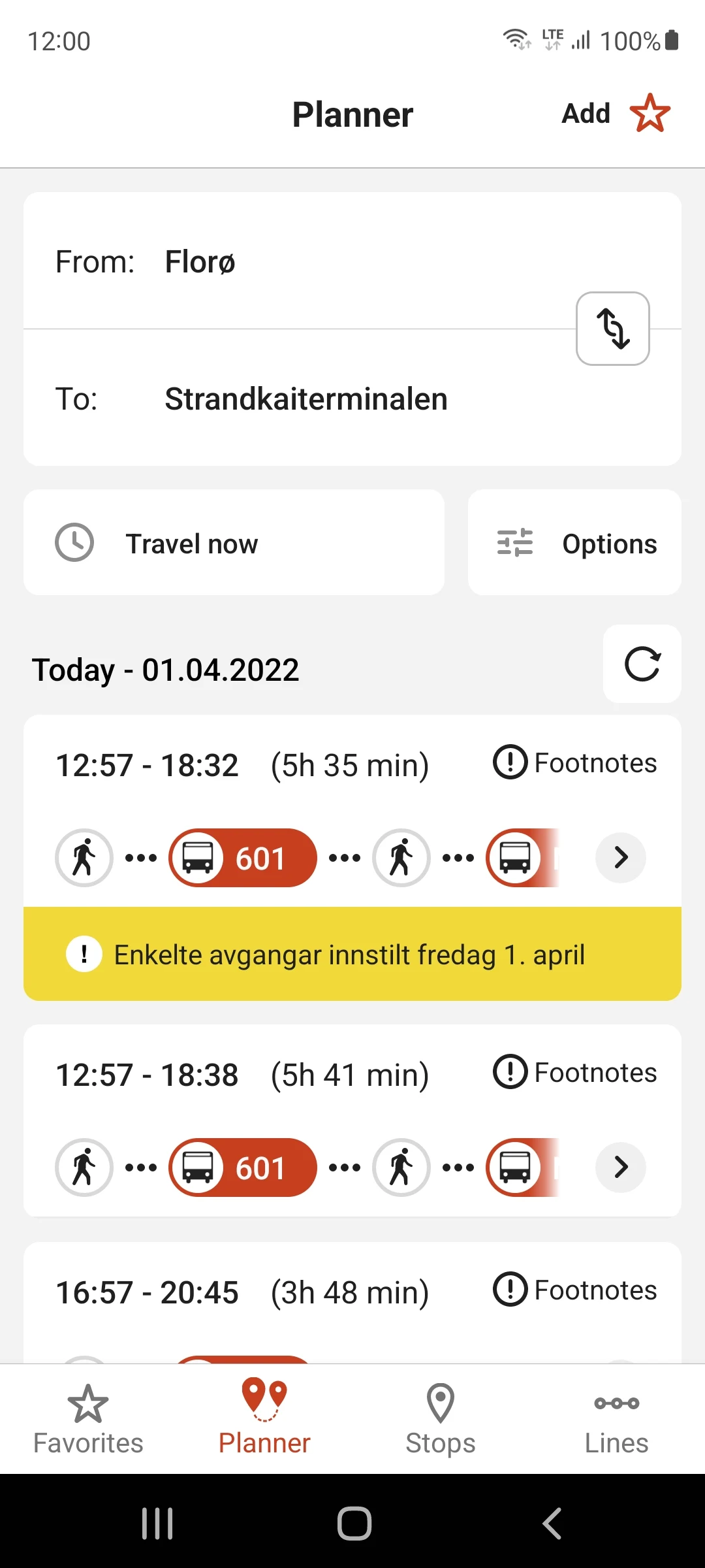 Skyss Travel Screenshot2
