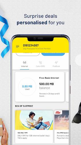 MyDigi Mobile App Screenshot1