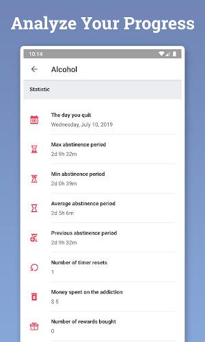 Quitzilla: Bad Habit Tracker Quitzilla: Bad Habit Tracker Screenshot4