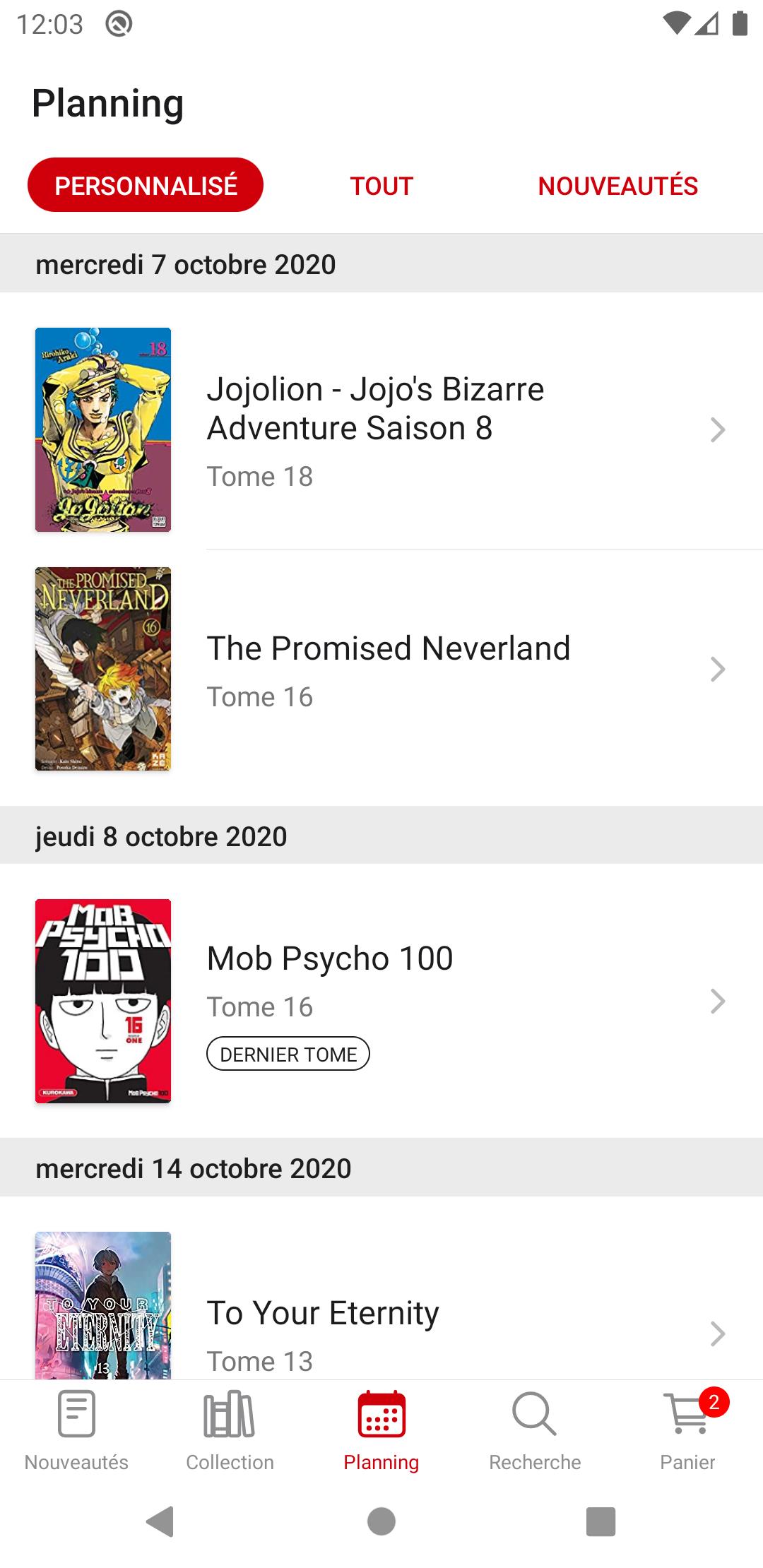 Mangacollec Screenshot4