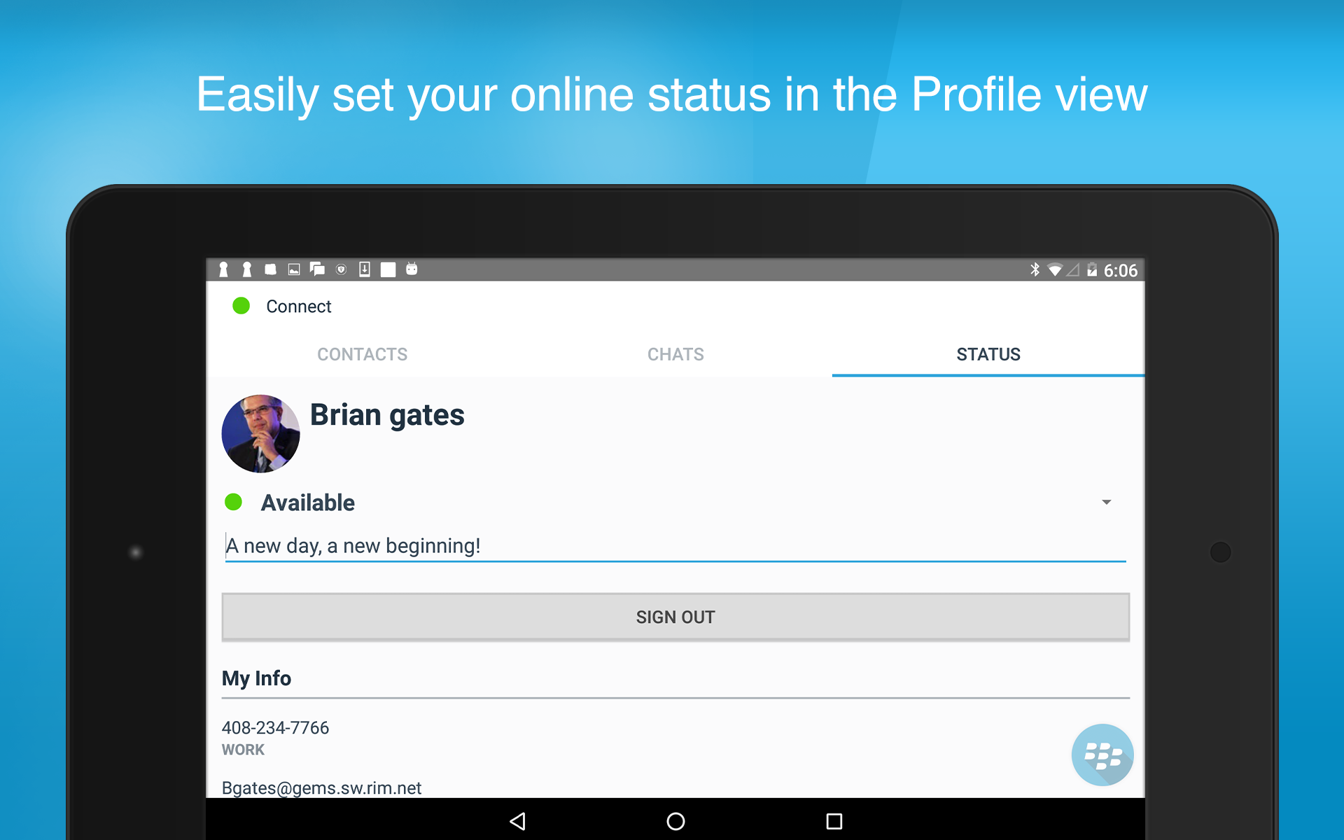 BlackBerry Connect Screenshot9