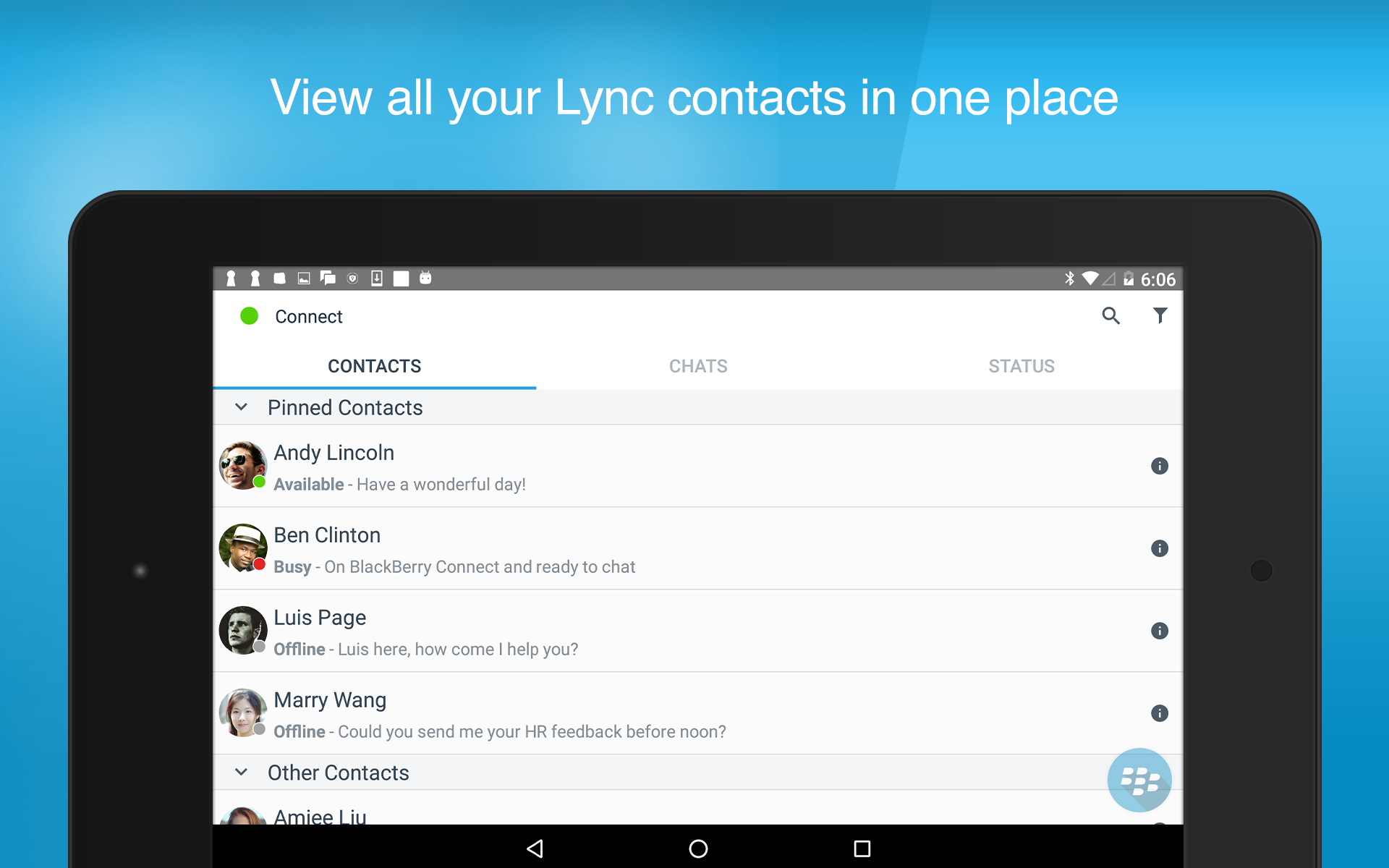 BlackBerry Connect Screenshot7