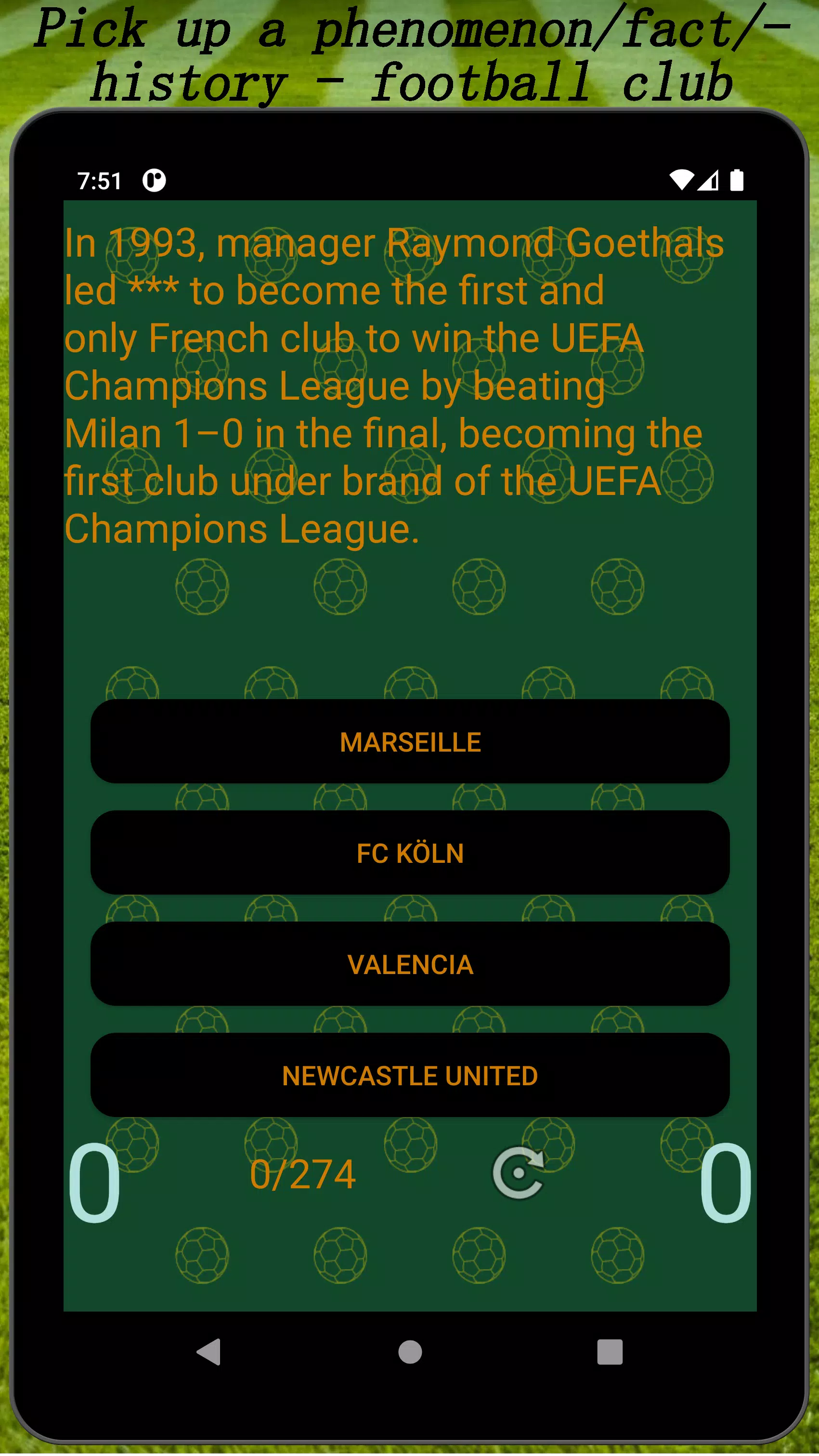 Facts about football clubs Screenshot4