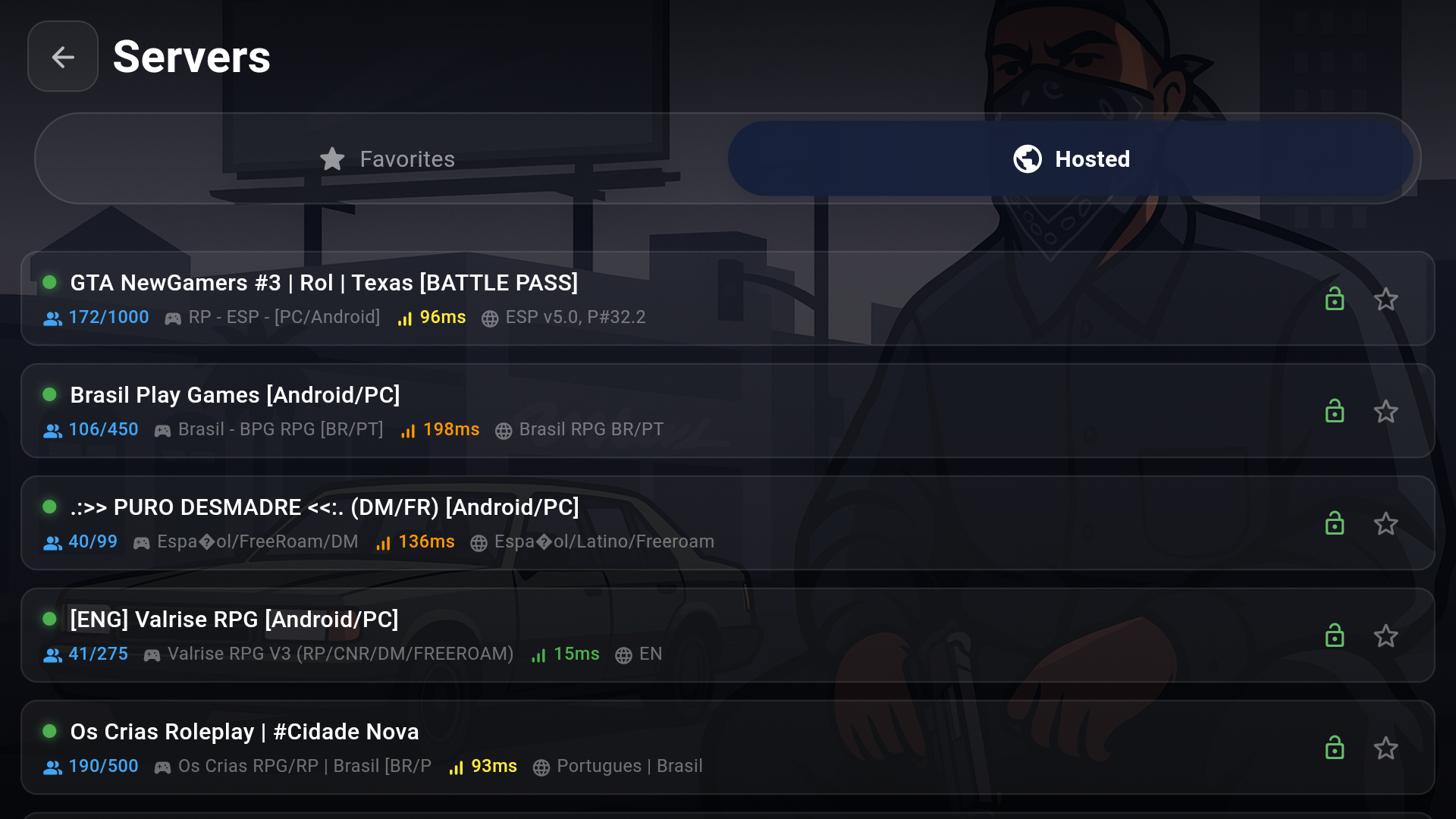 Alyn SA-MP Mobile Screenshot2
