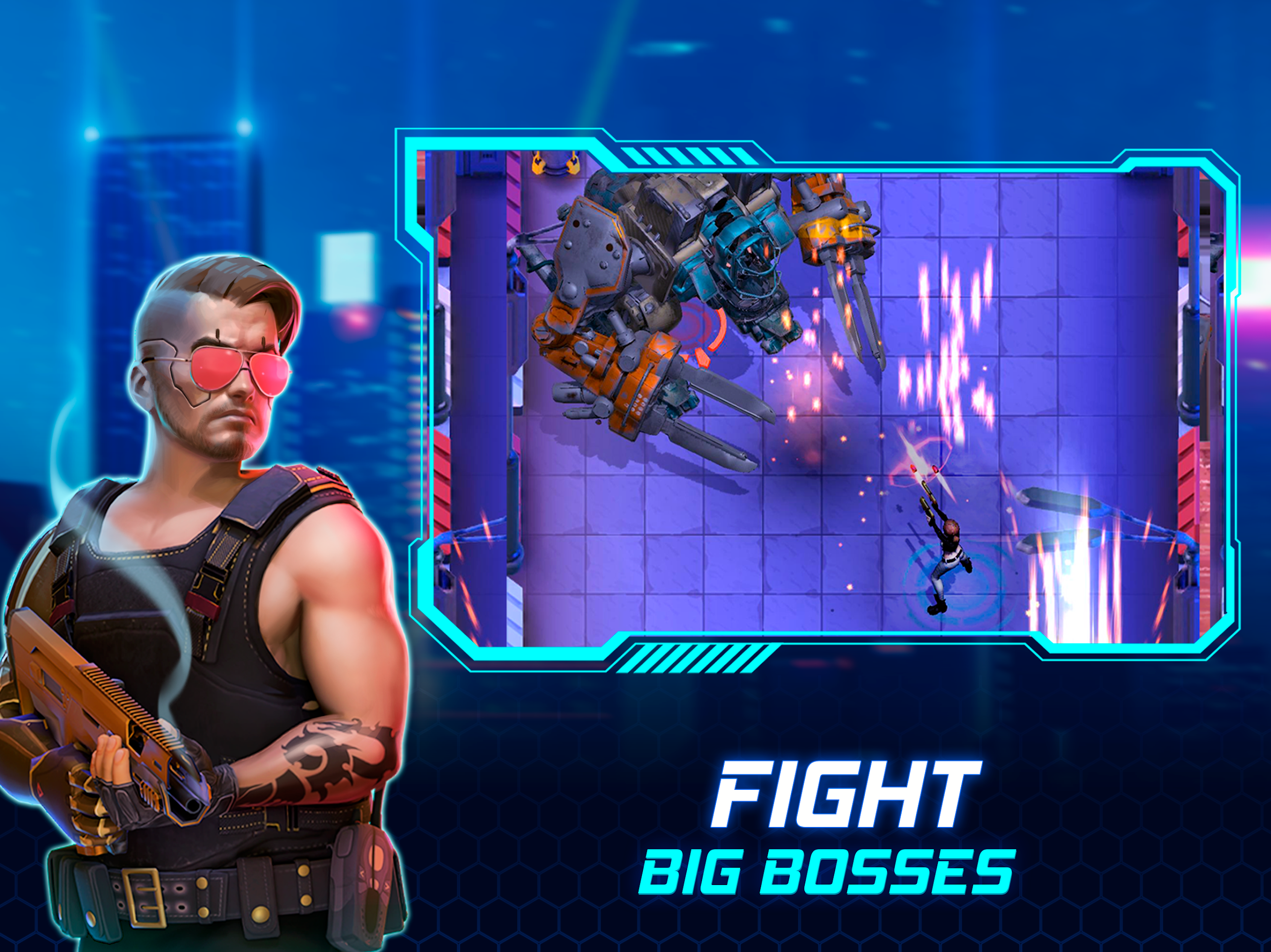 Cyberpunk Hero: Epic Roguelike Screenshot15