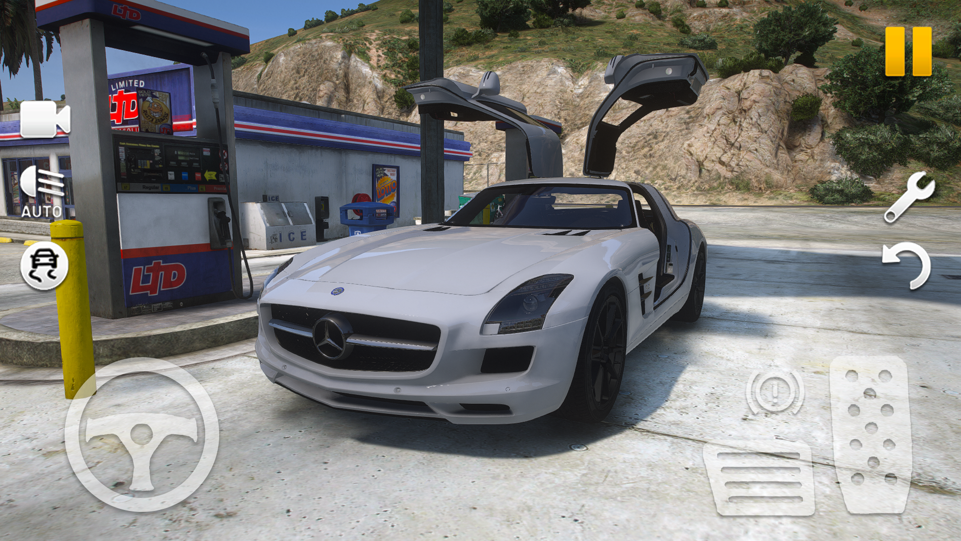 Mercedes SLS Driving Simulator Screenshot3