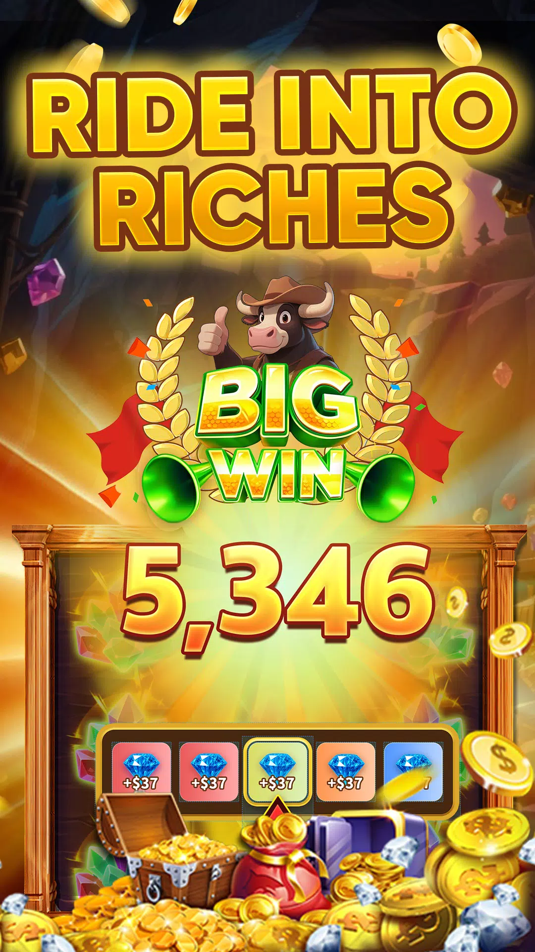 Gem Canyon Slots Screenshot1