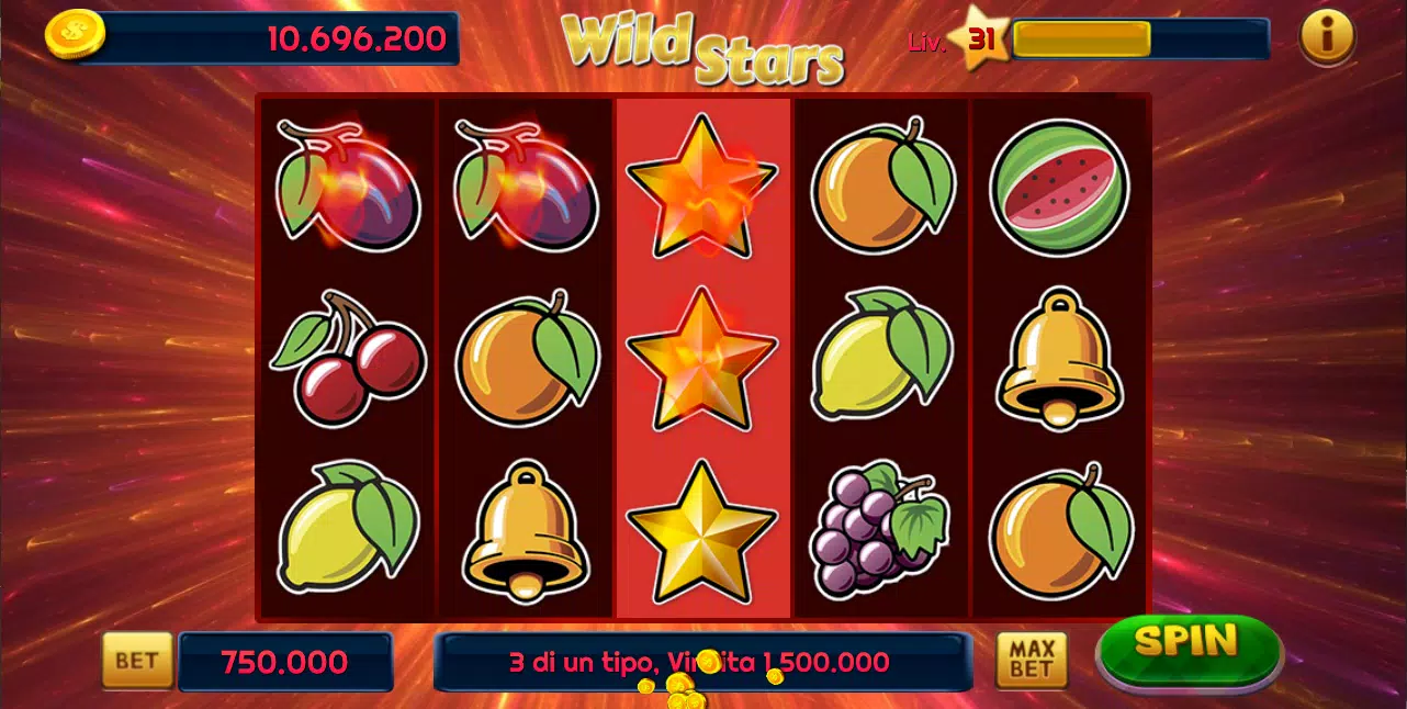Wild Stars Slot Screenshot2