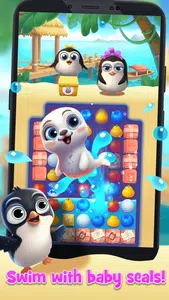 Match Penguin Friends Screenshot1