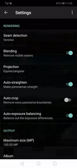 Bimostitch Panorama Stitcher Screenshot3