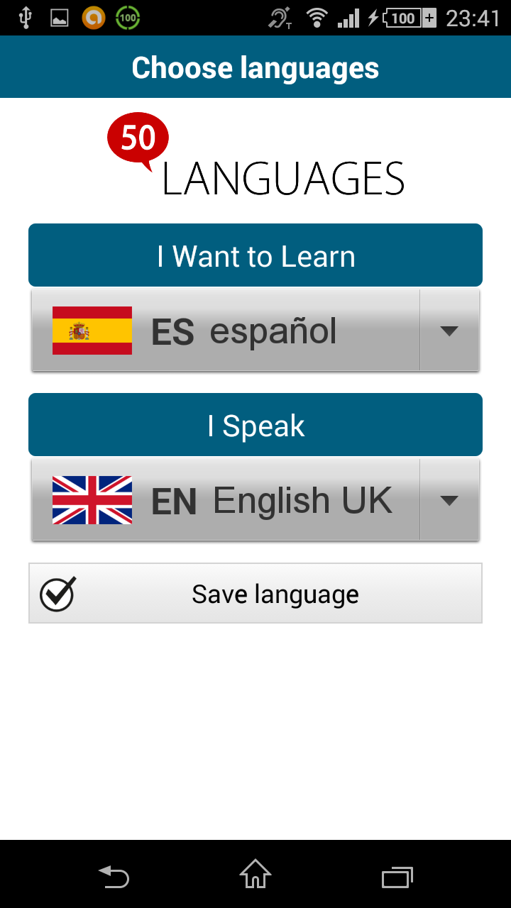 Learn Spanish - 50 languages Screenshot2
