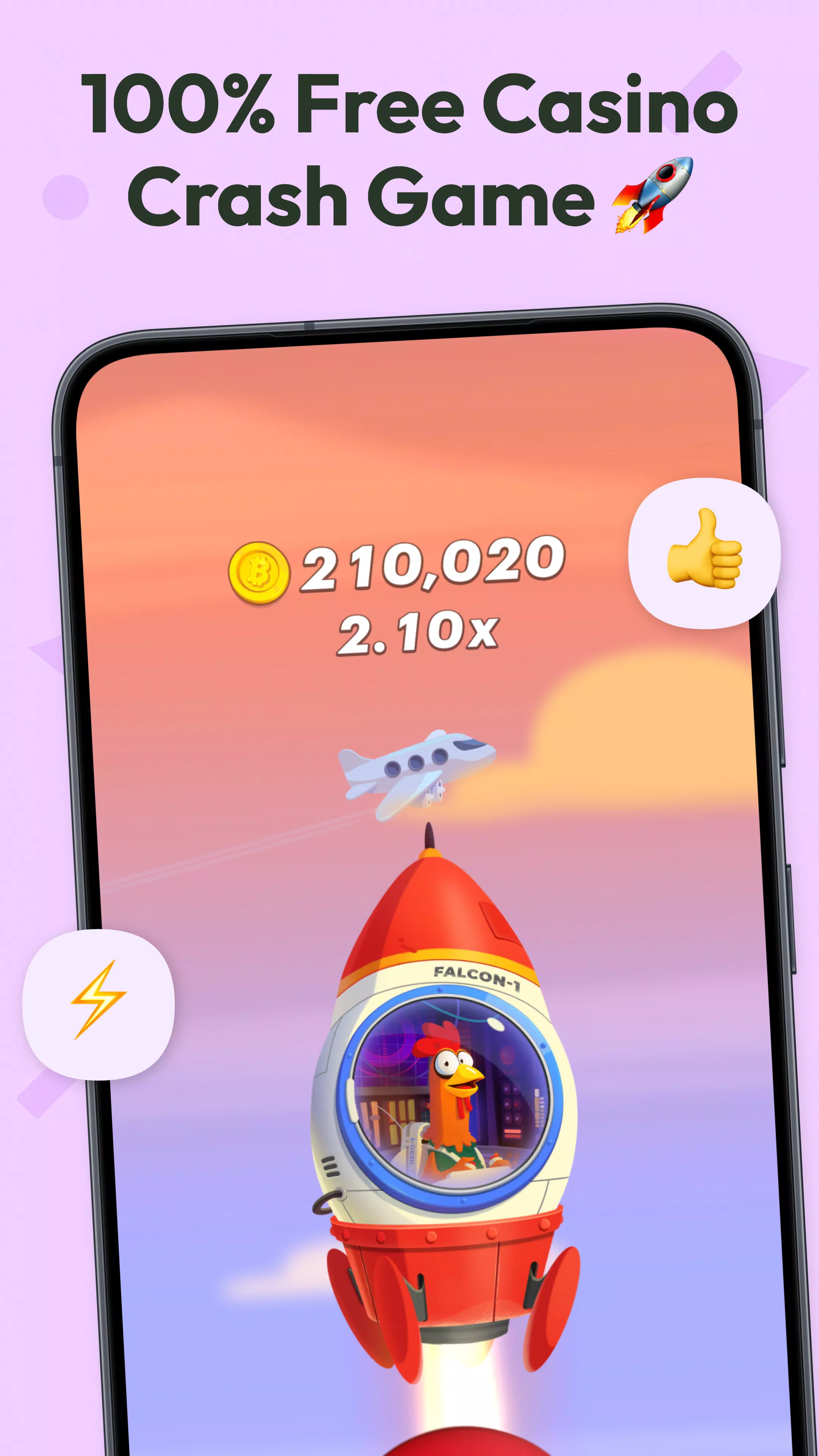 Chicken or Crash Earn Bitcoin Screenshot4