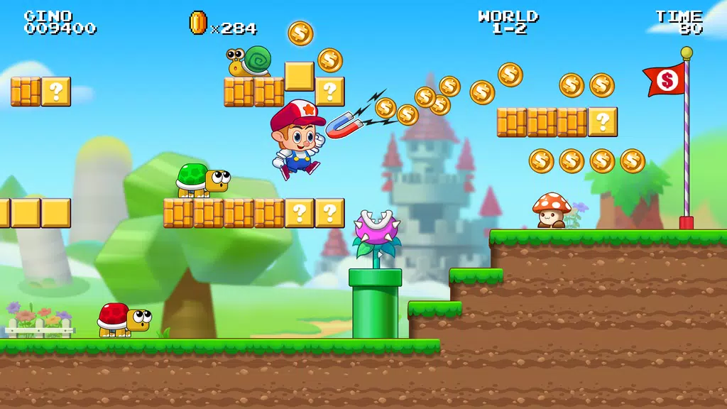 Super Gino Bros - Jump & Run Screenshot1