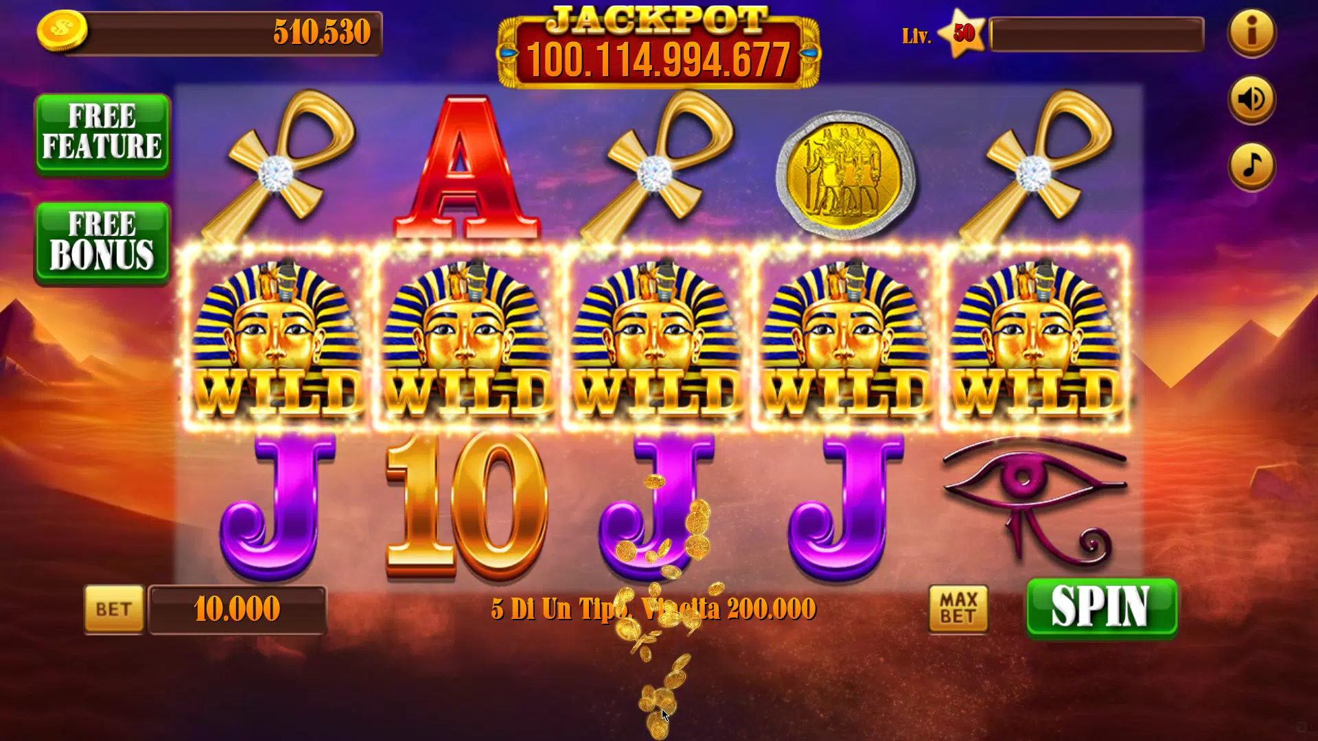 Sphinx Jackpot Screenshot4