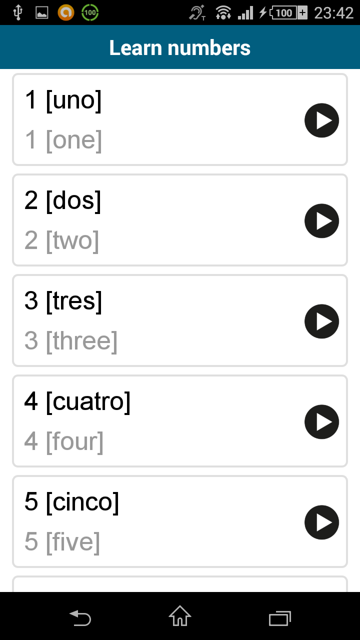 Learn Spanish - 50 languages Screenshot6